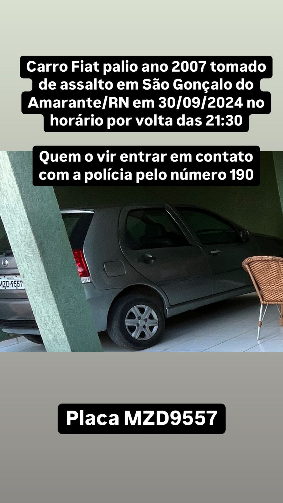 Veículo Roubado